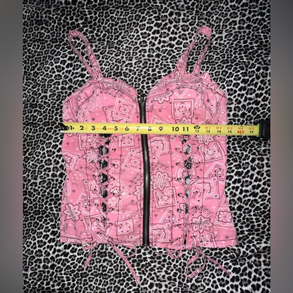 *SOLD* ROYAL BONES CORSET TANK SMALL - Picture 4 of 10